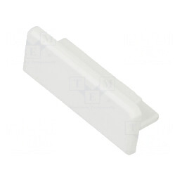 Obturator Alb pentru Profil LED GIZA | Electronic-mag.ro | Componente Electronice