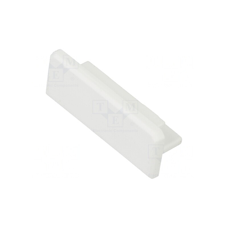 Obturator Alb pentru Profil LED GIZA | Electronic-mag.ro | Componente Electronice