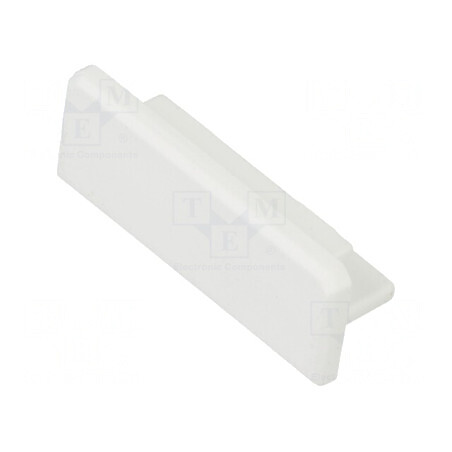 Obturator Alb pentru Profil LED GIZA | Electronic-mag.ro | Componente Electronice