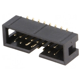 Soclu IDC 16 PIN Vertical SMT Gold 2,54mm | Electronic-mag.ro | Componente Electronice