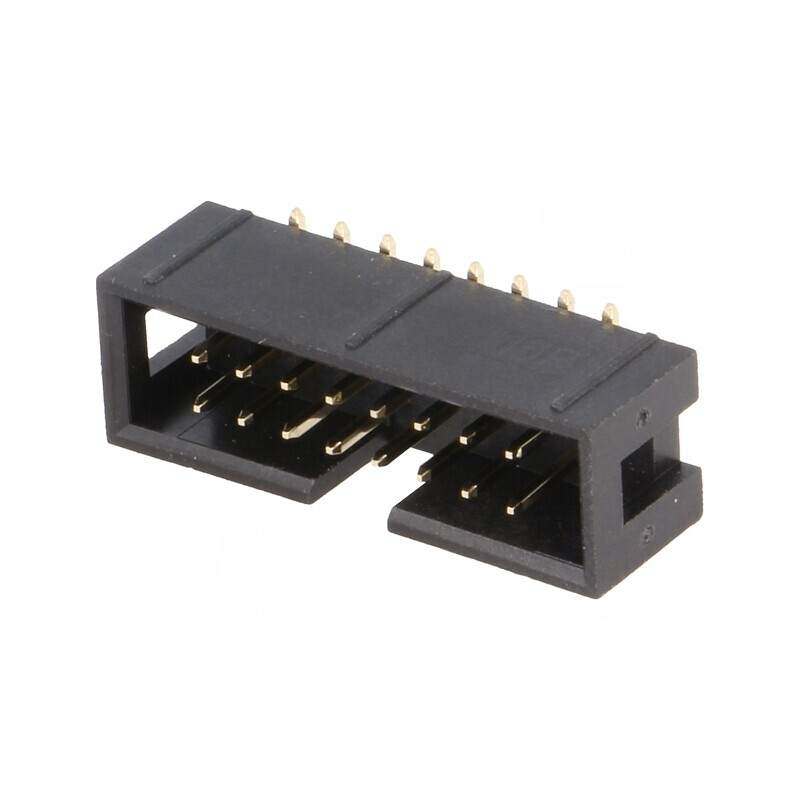 Soclu IDC 16 PIN Vertical SMT Gold 2,54mm | Electronic-mag.ro | Componente Electronice