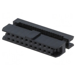 Mufă IDC Mamă 20 PIN Neagră pentru Cablu 1mm