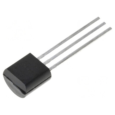 Senzor Temperatură Diodă TO92 -40÷100°C THT Acurat ±1°C | Electronic-mag.ro | Componente Electronice