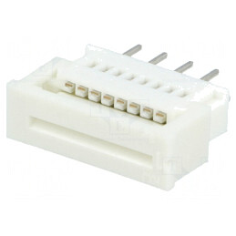 Conector FFC/FPC Drept 8 PIN ZIF THT 200V 1A Cositorit
