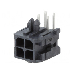 Soclu cablu-placă Micro-Fit 3.0 3mm 4PIN THT 8.5A 600V | Electronic-mag.ro | Componente Electronice