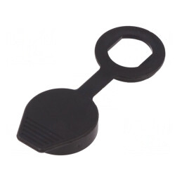 Capac Antipraf TPE Negru M19W | Electronic-mag.ro | Componente Electronice