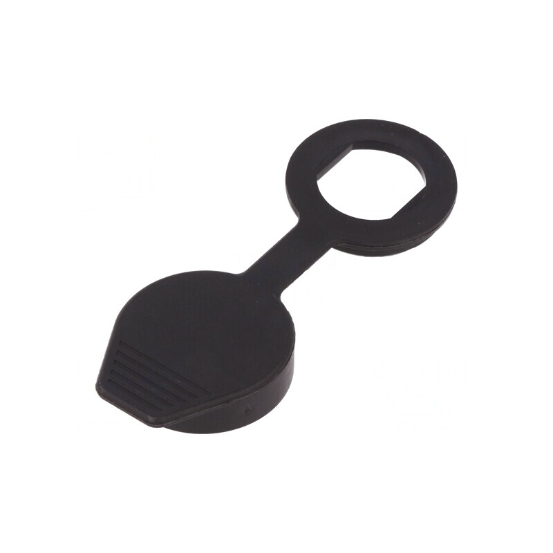 Capac Antipraf TPE Negru M19W | Electronic-mag.ro | Componente Electronice