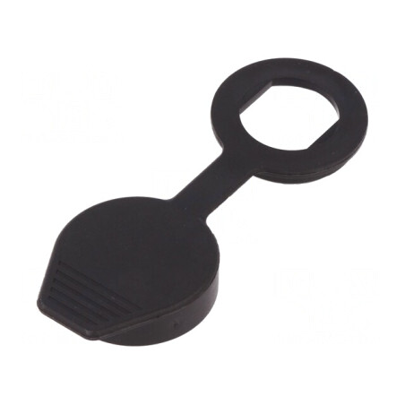 Capac Antipraf TPE Negru M19W | Electronic-mag.ro | Componente Electronice