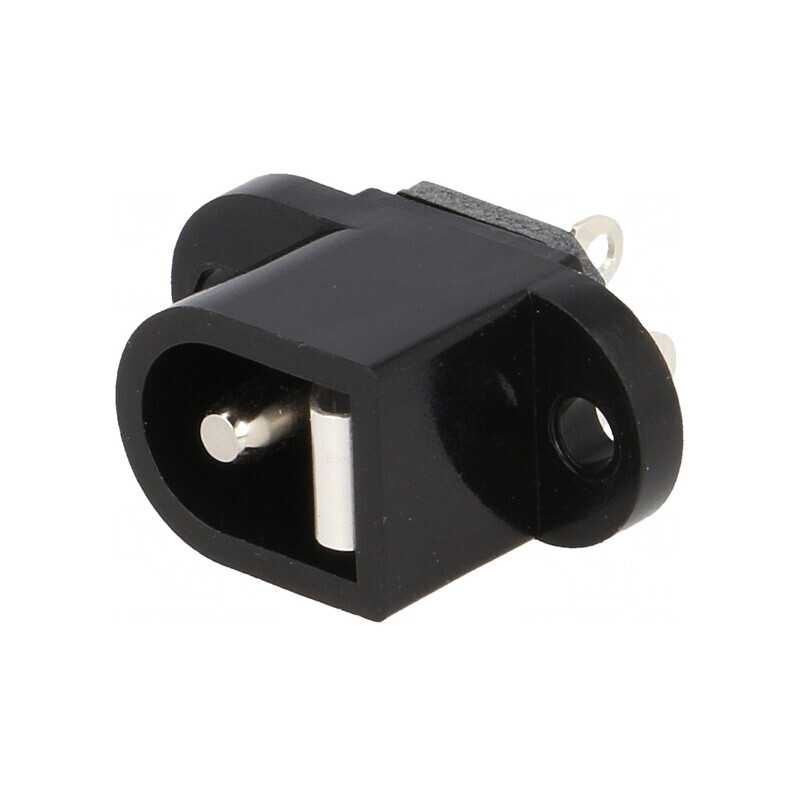 Conector Alimentare DC 5,5x2,5mm 1A 12V pentru Lipire | Electronic-mag.ro | Componente Electronice