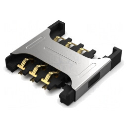 Conector Micro SIM Push-Pull SMT Aurit | Electronic-mag.ro | Componente Electronice