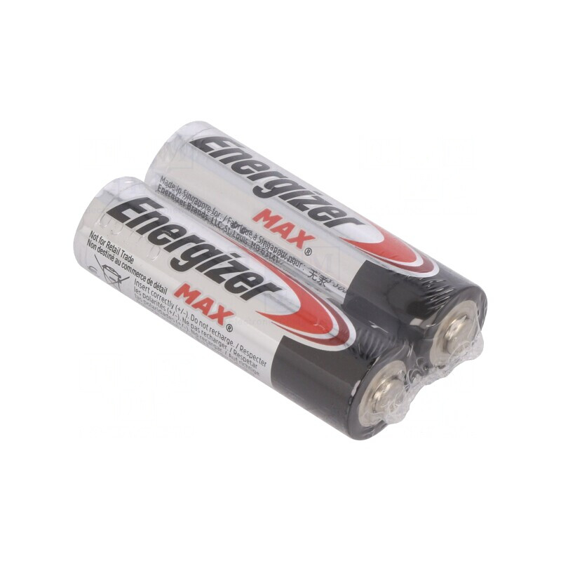 Baterie alcalină 1,5V AA nereîncărcabilă - 2 buc MAX | Electronic-mag.ro | Componente Electronice