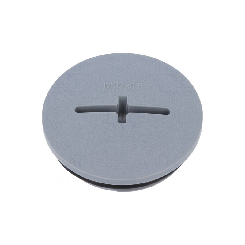 Capac de protecție IP68 poliamidă gri închis 8mm M32 1.5 | Electronic-mag.ro | Componente Electronice