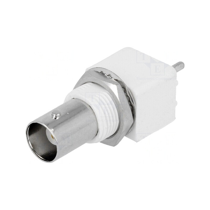 Soclu BNC mamă izolat THT montare panou | Electronic-mag.ro | Componente Electronice