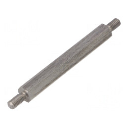 Piuliţă-distanţieră 50mm M4 hexagonală | Electronic-mag.ro | Componente Electronice