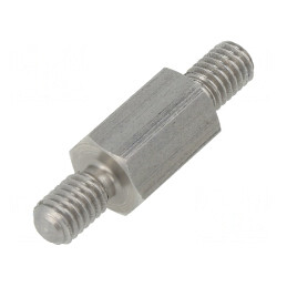 Piuliţă-distanţieră filetată M6 15mm hexagonală | Electronic-mag.ro | Componente Electronice