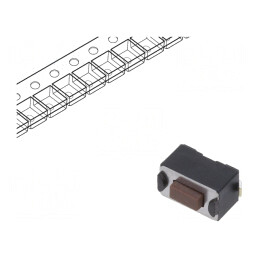 Microîntrerupător TACT SPST-NO 0,05A 12VDC SMD | Electronic-mag.ro | Componente Electronice