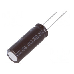 Condensator Electrolitic Low ESR 330uF 80V THT Raster 5mm | Electronic-mag.ro | Componente Electronice