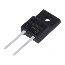 Diodă Redresoare THT 600V 8A TO220FP | Electronic-mag.ro | Componente Electronice
