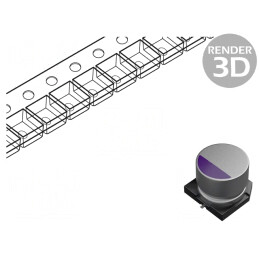 Condensator Polimeric 330uF 16V SMD | Electronic-mag.ro | Componente Electronice