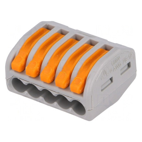 Bornă cu Arc 400V 32A 0,08-2,5mm² Cu Eliberare Rapidă | Electronic-mag.ro | Componente Electronice