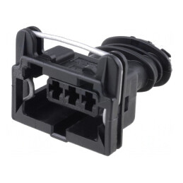 Conector JPT Mamă Automotivă 3 Pin Negru Pe Cablu | Electronic-mag.ro | Componente Electronice