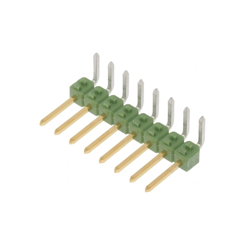 Şir Pini AMPMODU MOD II Tată 8-Pin 90° | Electronic-mag.ro | Componente Electronice