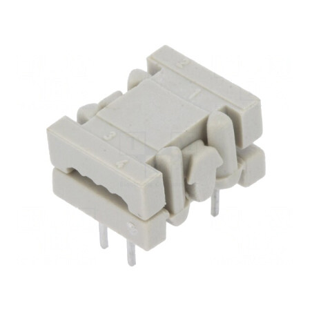 Adaptor IDC 4 PIN 7,62mm THT pentru cablu-banda 1,27mm | Electronic-mag.ro | Componente Electronice