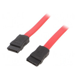 Cablu SATA III 1m Plat M-M | Electronic-mag.ro | Componente Electronice