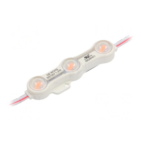 LED Roz 1,2W IP68 12V 160° 3 Diode 66x15mm | Electronic-mag.ro | Componente Electronice