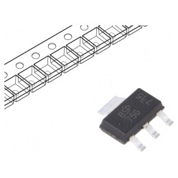 Power Switch Low-Side 1.6A N-Channel SMD SOT223