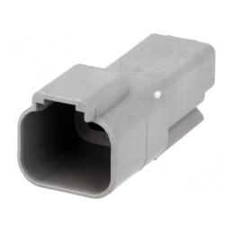 Conector cablu-cablu DT 2 pini gri IP68 | Electronic-mag.ro | Componente Electronice