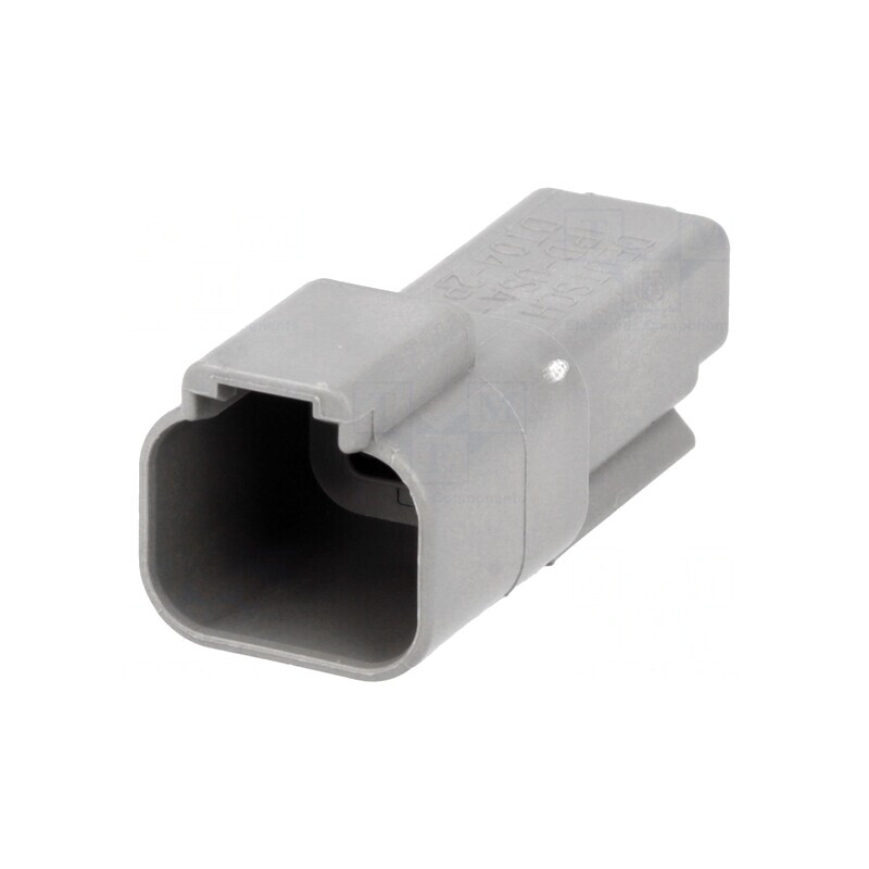 Conector cablu-cablu DT 2 pini gri IP68 | Electronic-mag.ro | Componente Electronice