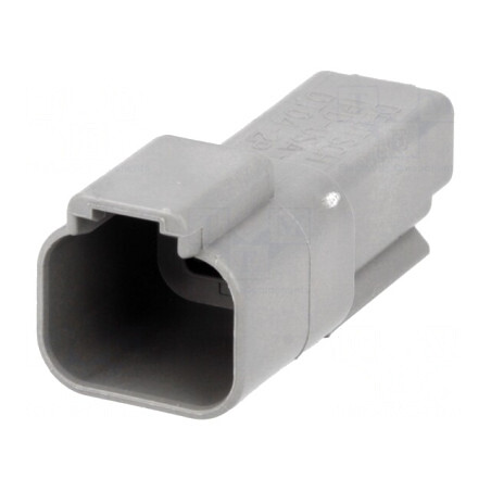 Conector cablu-cablu DT 2 pini gri IP68 | Electronic-mag.ro | Componente Electronice