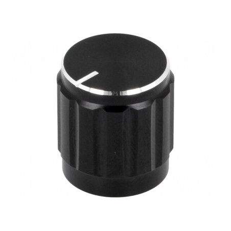 Buton Rotativ Aluminiu Termoplast 6mm | Electronic-mag.ro | Componente Electronice