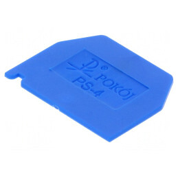 Placă extremitate albastră poliamidă 1mm | Electronic-mag.ro | Componente Electronice