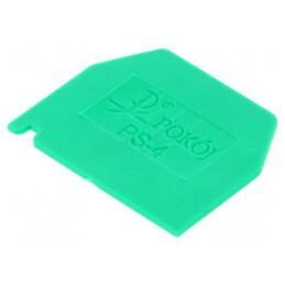 Placă extremitate verde poliamidă 1mm temperatură -25÷100°C | Electronic-mag.ro | Componente Electronice