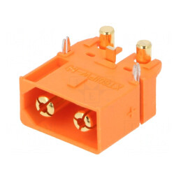 Soclu alimentare DC XT60 pentru PCB 30A 500V | Electronic-mag.ro | Componente Electronice