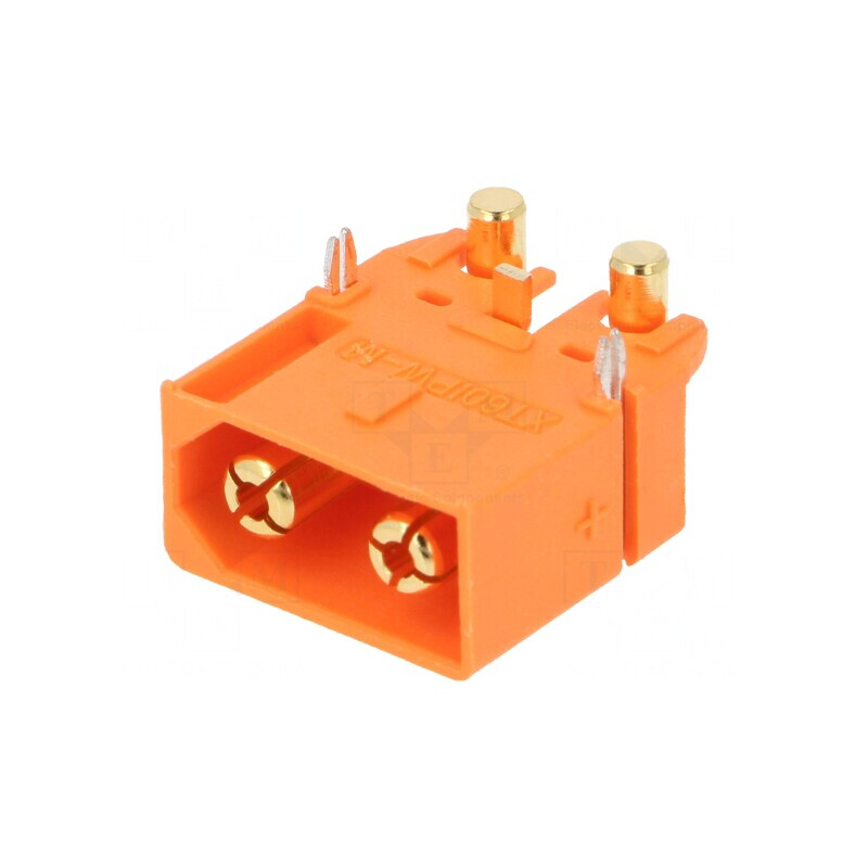 Soclu alimentare DC XT60 pentru PCB 30A 500V | Electronic-mag.ro | Componente Electronice