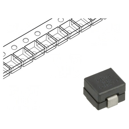 Inductor SMD 105nH 43A 34A 7x7x4.95mm | Electronic-mag.ro | Componente Electronice
