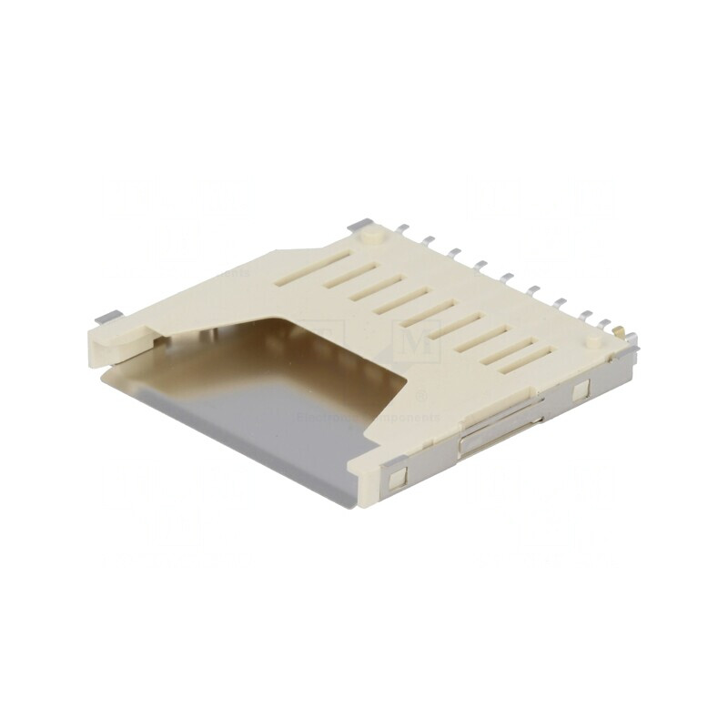 Conector pentru Carduri SD SMT fără Ejector | Electronic-mag.ro | Componente Electronice