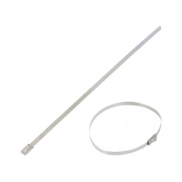Colier de Strângere Oțel Inoxidabil 201mm 4,6mm AISI 304 | Electronic-mag.ro | Componente Electronice
