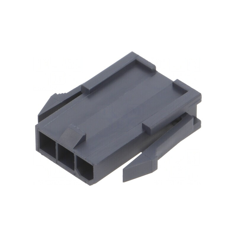 Mufă Mini-Fit Jr 4,2mm 3-PIN Crimpată Neagră | Electronic-mag.ro | Componente Electronice
