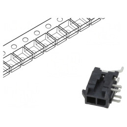 Conector Micro-Fit 3.0 3mm 2 pini 2x1 | Electronic-mag.ro | Componente Electronice