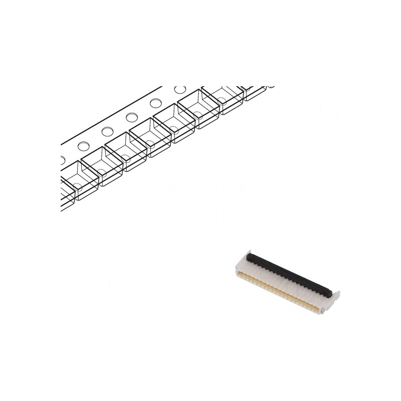 Conector FFC/FPC Orizontal 20 PIN SMT Aurit 50V 500mA | Electronic-mag.ro | Componente Electronice Conector FFC/FPC Orizontal 20 PIN SMT Aurit 50V 500mA | Electronic-mag.ro | Componente Electronice