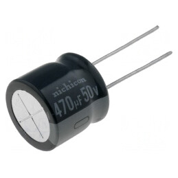 Condensator electrolitic low ESR 470uF 50V 16x15mm | Electronic-mag.ro | Componente Electronice