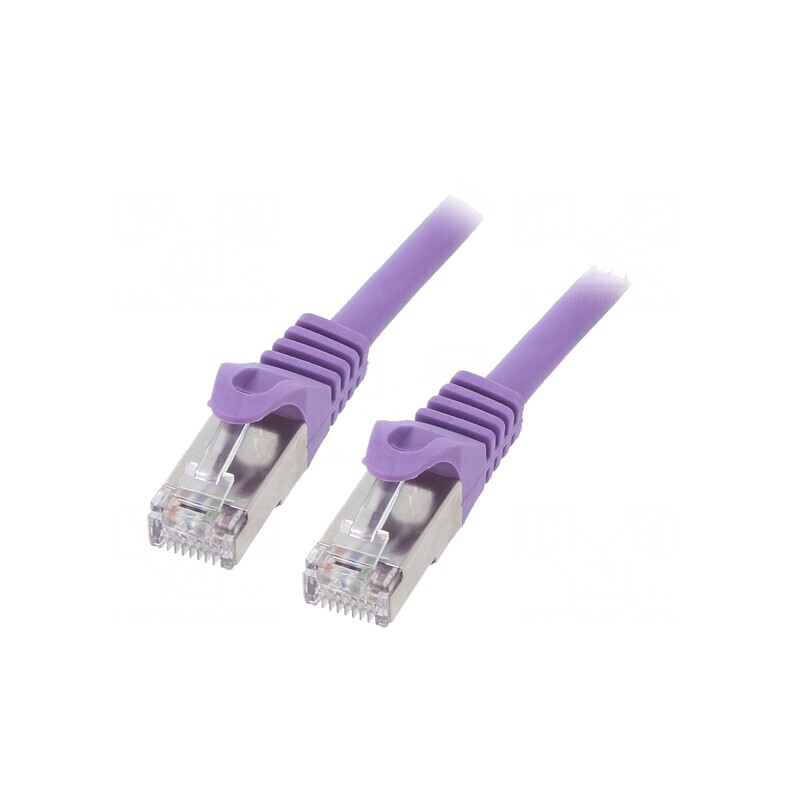 Patch Cord F/UTP Cat6 0.5m Violet RJ45 | Electronic-mag.ro | Componente Electronice Patch Cord F/UTP Cat6 0.5m Violet RJ45 | Electronic-mag.ro | Componente Electronice