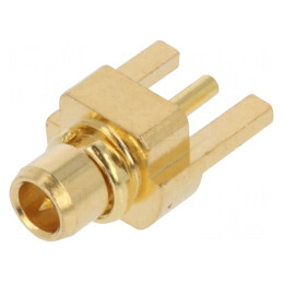 Soclu MMCX Mamă 50Ω Aurit PTFE | Electronic-mag.ro | Componente Electronice