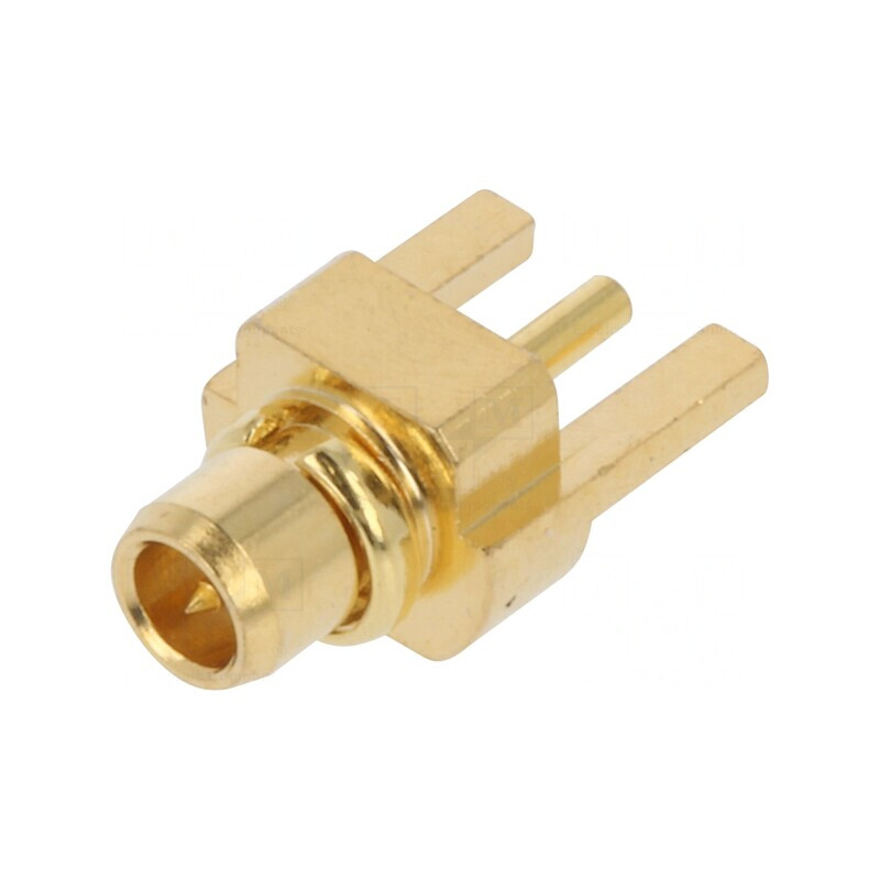 Soclu MMCX Mamă 50Ω Aurit PTFE | Electronic-mag.ro | Componente Electronice