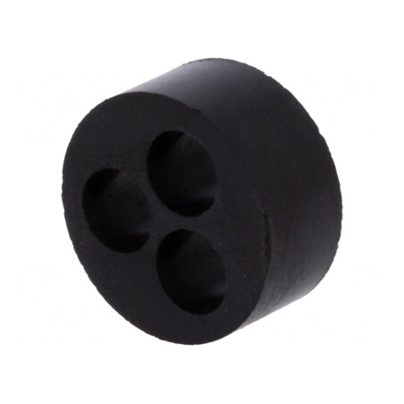 Insert Presetupă 7mm M25 IP54 Cauciuc NBR 3 Orificii | Electronic-mag.ro | Componente Electronice
