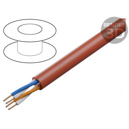 Cablu de Control YnTKSY 2x2x0.8mm PVC Cu